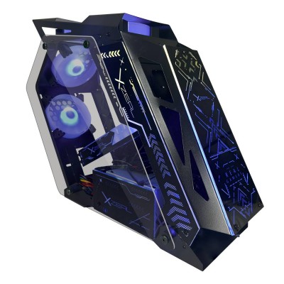 [CAB28179] Gabinete xzeal irregular rgb negro ir02 4 vent argb xzgairrgbb