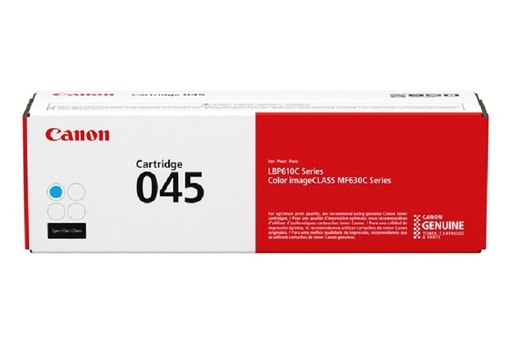 [PRI1987] Toner Canon 045 Cyan Capacidad Estandar 1300 Páginas