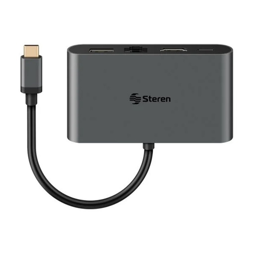 [ACC703303] Docking Station Steren USB-5290 USB C - 1x USB C 3.0 1x USB A 3.0 1x RJ-45 1x HDMI