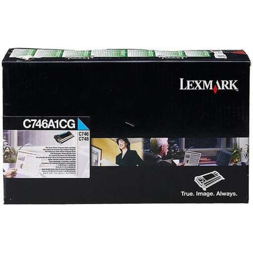 [SNR4877] Tóner Lexmark C746A1CG Cyan 7000 Páginas Lexmark C746 C748