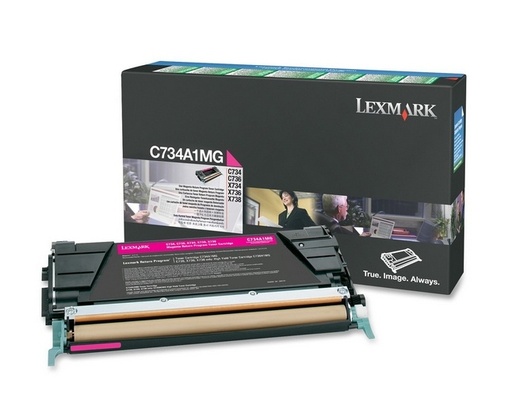 [PRI6799] Toner lexmark magenta 6k return prog