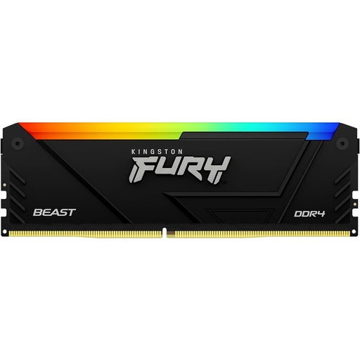 [SNR87470] Memoria RAM Kingston FURY Beast RGB DDR4 3600MHz 8GB Non-ECC CL17 XMP
