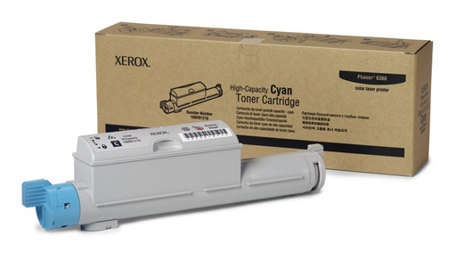 [PRI2566] Toner xerox phaser 6360 cyan alta capacidad