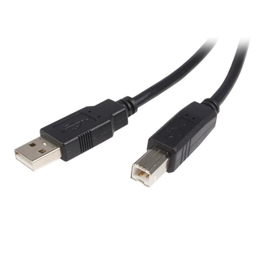 [ACC778384] Cable usb de 5m para impresora - 1x usb a macho - 1x usb b macho - adaptador negro - startech.com mod. usb2hab5m