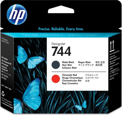[PRI160] Cabezal HP lf 744 Designjet Negro Mate/Rojo Cromatico
