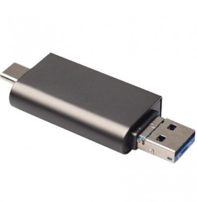 [SNR87504] Lector De Tarjetas BRobotix OTG SD/Micro-SD USB A/USB C