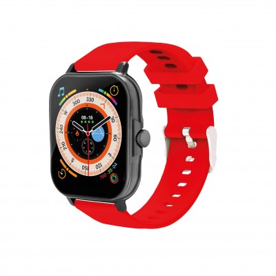 [ACC778410] Smartwatch necnon nsw-201 1.81" touch ip67 bt5.0 llam/mic negro/rojo nbsw2125si