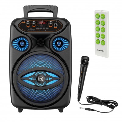 [AUD72211] Bafle necnon bt 8"nb-08w tws mic ala/fm/micsd/usb/3.5m 3800wpmpo negro nbbb8w0118