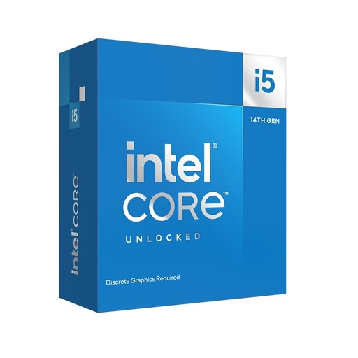 [PRO23258] Procesador Intel Core i5-14600KF S-1700 3.50GHz 14-Core 24MB Smart Cache 14va. Generación Raptor Lake
