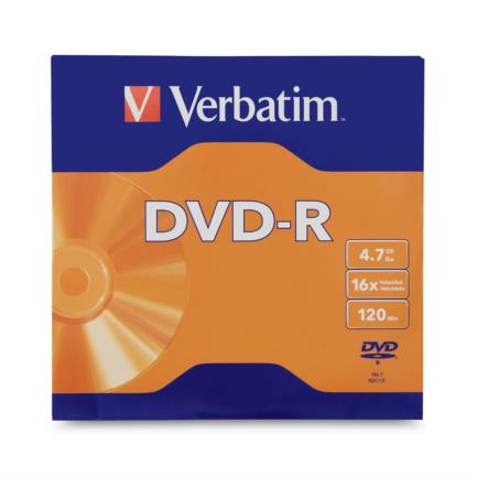 [SNR87509] Dvd-r verbatim 4.7gb 16x c/50 piezas