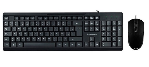 [KNM76] Kit De Teclado Y Mouse Acteck AC-928984 Alámbrico USB Español
