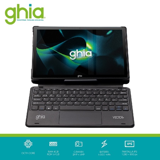 [COM36255] Tablet ghia vector plus c teclado a523 octacore 4gb ram 64gb
