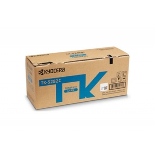 [PRI6828] Tóner Kyocera TK-5282C Color Cian Rinde 11000 páginas