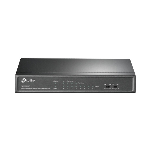 [NET723] Switch TP-Link Fast Ethernet TL-SF1008LP 8 Puertos 10/100Mbps 1.6Gbit/s 2000 Entradas No Administrable