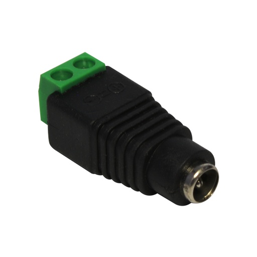 [SEC851] Paquete con 10 piezas de adaptador de corriente x-case para camaras dc hembra vvconec5310p