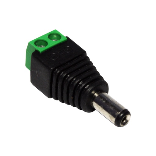 [SEC855] Paquete con 10 piezas de adaptador de corriente x-case para camaras dc macho vvconec5210p