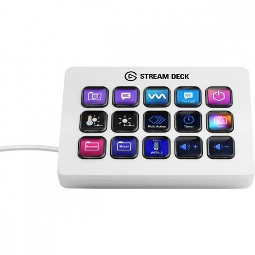 [KNM181949] Teclado Para Stream Elgato Deck MK.2 15 Teclas Alámbrico USB