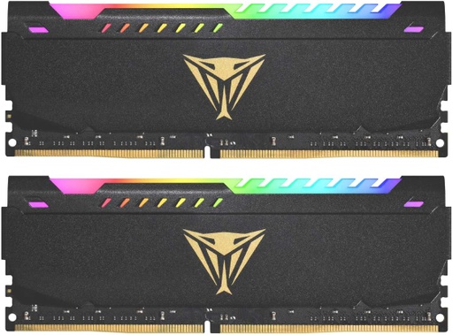 [SNR87542] Memoria RAM Patriot Viper Steel RGB DDR4, 3200MHz 64GB 2x32GB Non-ECC CL18 XMP