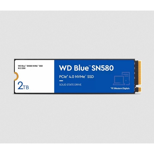 [SNR87566] Unidad ssd m.2 wd 2tb wds200t3b0e blue sn580 pcie 4.0 nvme 3d nand 2280