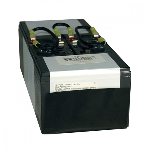 [POW53655] Cartucho de reemplazo tripp-lite  rbc94-3u - negro