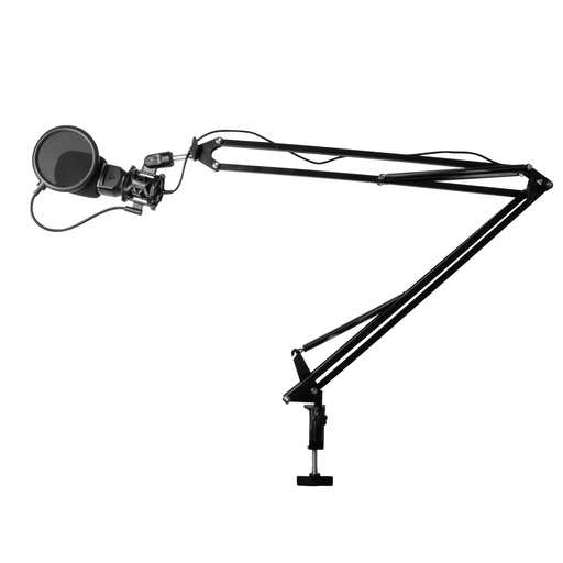 [ACC619] Brazo Para Micrófono Flexible Vorago MAG500 Clip Para Escritorio Hasta 2kg