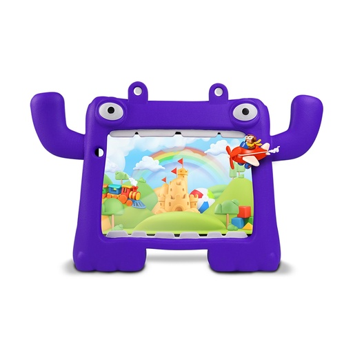 [COM36387] Tablet Vorago PAD-8-KIDS 8"Quadcore 64GB Ram 4GB 2MP/5MP Android 13 Funda Morada