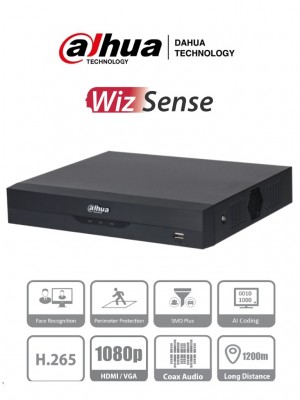 [SEC96638] Dahua xvr5104hs-4kl-i3 - dvr de 4 canales 4k/ h.265+/ 4 canales hdcvi+4 ip/ hasta 8 ch ip/ 1 ch de reconocimiento facial/ codifi