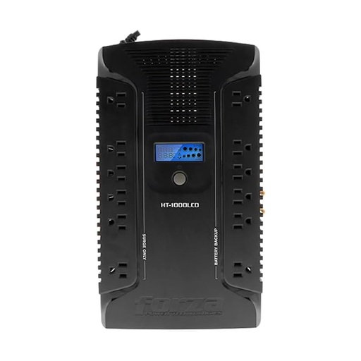 [ACC778528] No Break Forza Power Technologies HT-1000LCD Interactivo 500W 1000VA Entrada 81-145V Salida 120V 12 Contactos