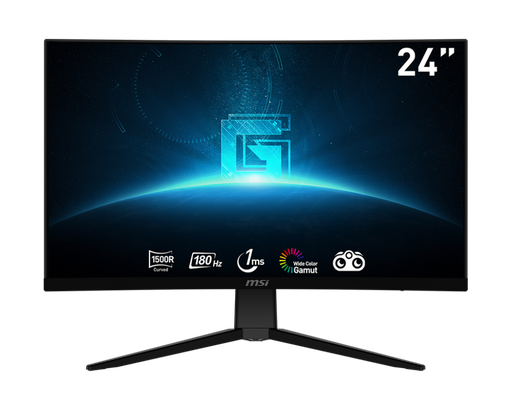 [MNS38089] Monitor led msi 24" g2422c 1920x1080 full hd curvo 180 hz 1ms 2*hdmi 1*dp