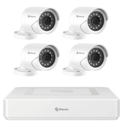 [SEC96650] Dvr de 6 canales steren pentahíbrido con hdd de 1tb h.265 hdmi/vga/usb color blanco