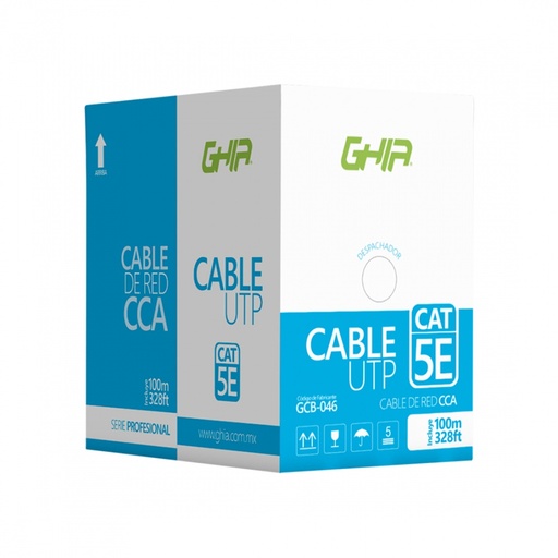 [ACC529] Bobina De Cable Ghia Cat5e UTP 100 Metros