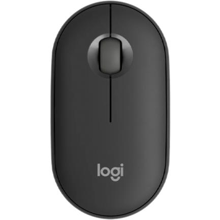 [KNM181964] Mouse Logitech Óptico Pebble 2 M350s, Inalámbrico, RF + Bluetooth, 4000DPI, Grafito