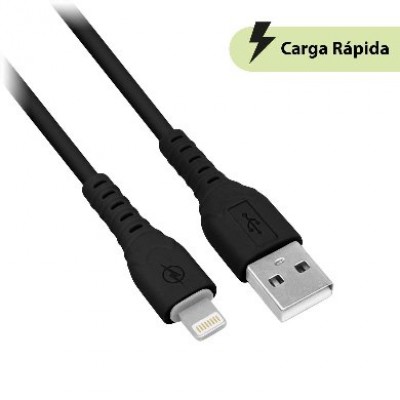 [ACC778559] Cable brobotix carga rapida usb-a v3.0 a lightning color negro