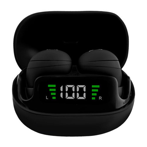 [AUD72285] Audífonos Intrauriculares con Micrófono TWS Mini Tiny Beats Inalámbrico Bluetooth USB-C Negro