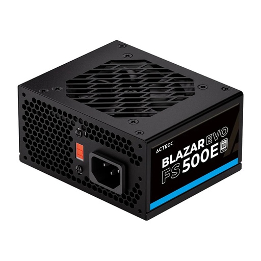 [POW53696] Fuente de Poder Acteck S 500 20+4 pin 80mm 500W Para Gabinetes Slim