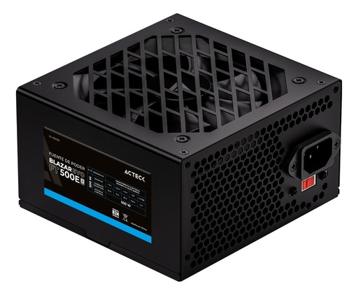 [POW53697] Fuente de poder acteck blazar evo ft500e atx 500w negro es-05001e