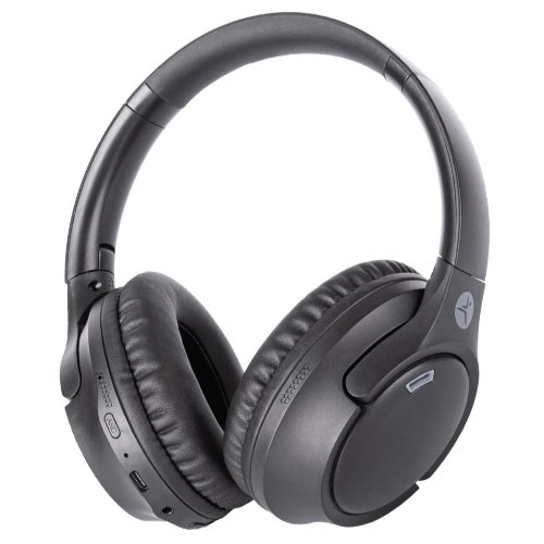[AUD72296] Audifonos anc techzone tzdj02 cancelacion de ruido bluetooth 5.3 microfono integrado color negro