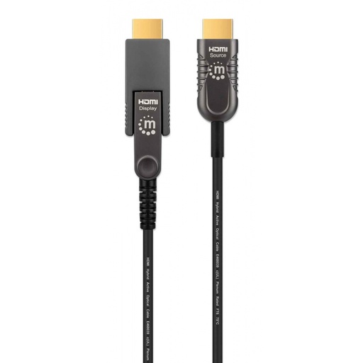 [ACC778595] Cable Desmontable HDMI Óptico Manhattan HDMI-A - HDMI-D 4K 60Hz 20 Metros