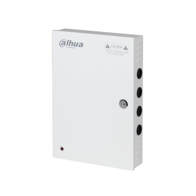[POW53717] Dahua dh-pfm342-9ch - fuente de poder de 12 vcc 10 amper/con distribuidor para 9 camaras/voltaje de entrada de 90 vca-264v/prote