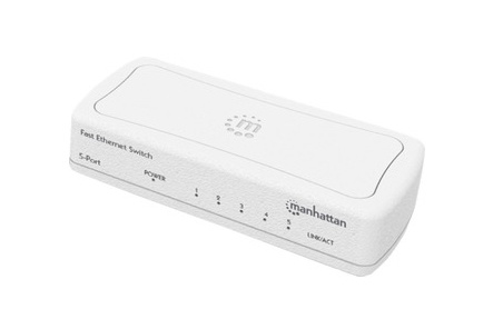 [NET29957] Switch ethernet manhattan 5 ptos blanco mh 560672