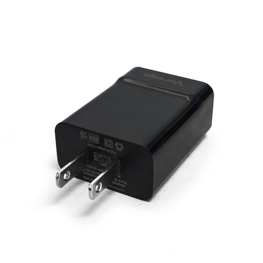 [ACC1427] Cargador de Pared Vorago 5V USB Fast Charge 3.0 - USB AU-302-BK