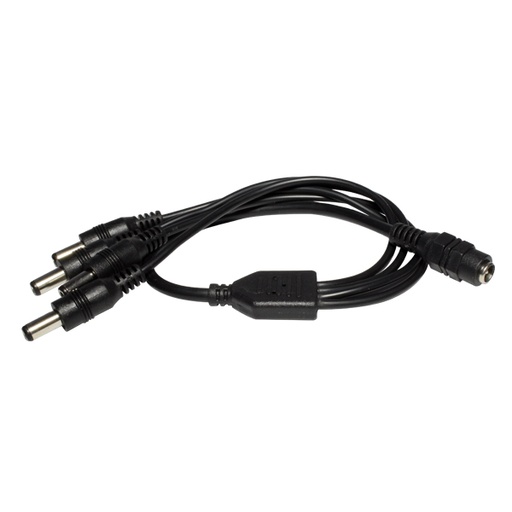 [WIR136] Cable Divisor De Corriente XCase 1 Hembra A 4 Machos Para Cámaras De Vigilancia (pulpo)