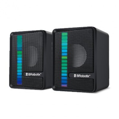 [AUD72321] Bocinas multimedia rgb - usb + 3.5 mm