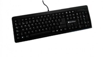[KNM269] Teclado Alámbrico Techzone Conexión Usb Diseño Ergonómico Español Color Negro