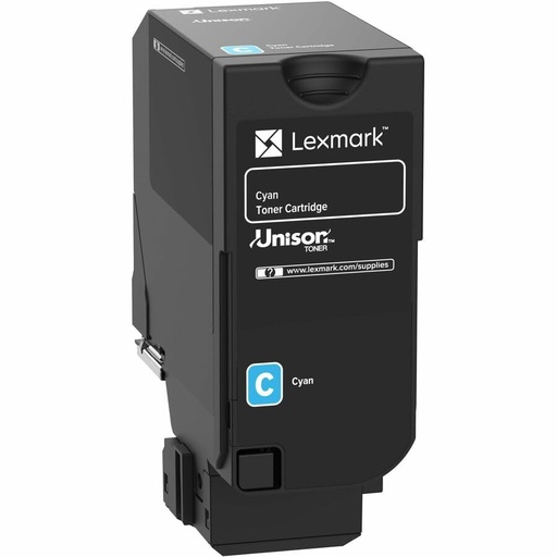 [PRI7004] Toner lexmark cyan del programa de devolución para 10 00 páginas para lexmark cs/cx730