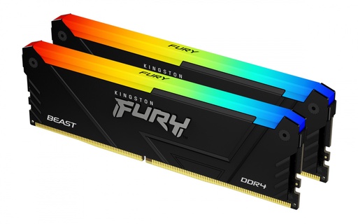 [SNR87680] Memoria dimm ddr4 kingston kf436c17bb2ak2/16 16gb 2x8gb 3600mhz cl17 non-ecc fury beast rgb
