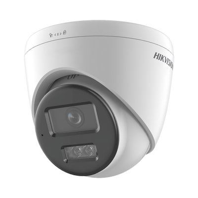 [SEC96740] Camara ip hikvision ds-2cd1323g2-liu , tipo turret, 2.8mm, 1080p, exterior ip67, ir 30mts + 20mts luz blanca, poe, microfono, on
