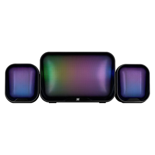 [AUD72332] Bocinas Vorago Start the Game SPK-255 RGB 3.5mm Alimentación USB 2.1