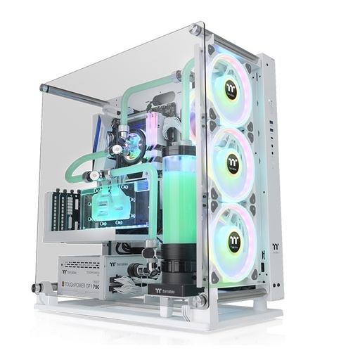 [CAB28303] Gabinete Thermaltake Core P3 TG Pro Snow con Ventana Midi-Tower ATX/E-ATX/Micro ATX/Mini-ITX USB 3.0 sin Fuente sin Ventiladores Instalados