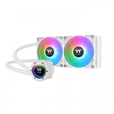 [COO100322] Enfriamiento liquido thermaltake th240 v2 argb sync all-in one liquid cooler snow edition cl-w364-pl12sw-a - color blanco